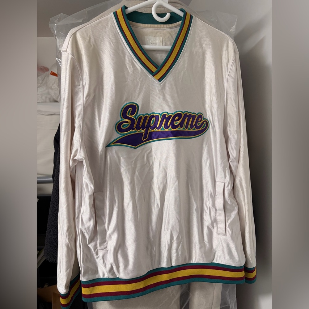 Supreme FW16 Baseball Warm Up Top